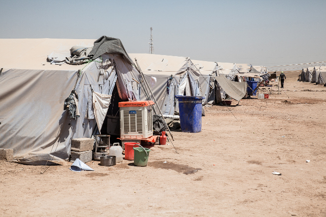 Camps de réfugiés à Khazar en Irak - Crédit : Yann Renoult